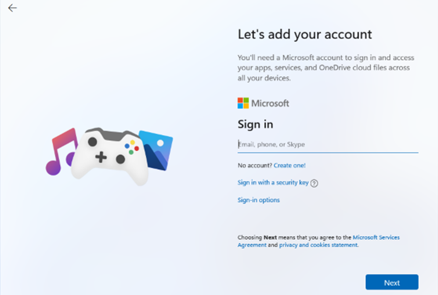 microsoft account