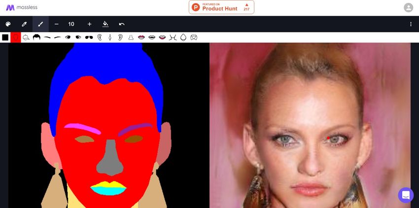 massless face maker ai