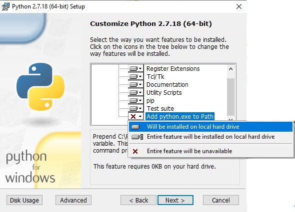 python 27 install 3