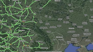 google maps traffic ukraine