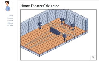 home theater calculator