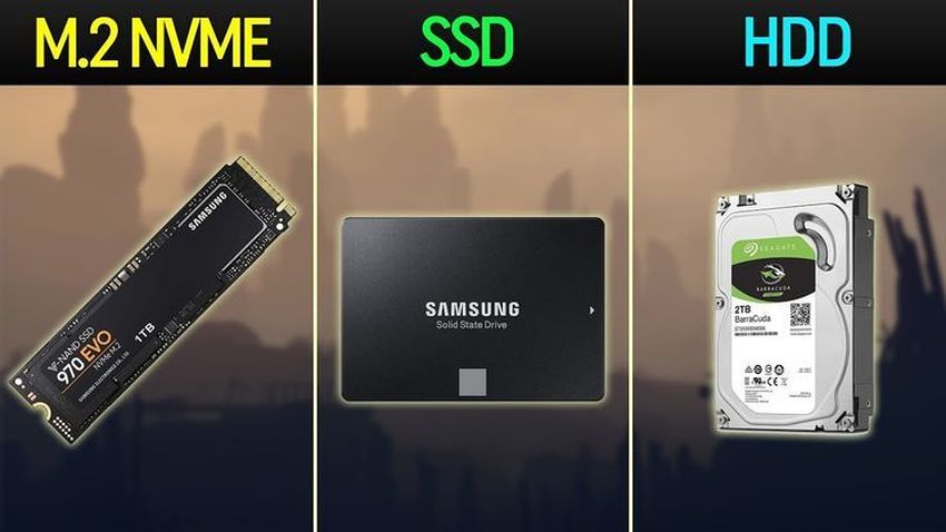 hdd vs ssd vs m 2 nvme