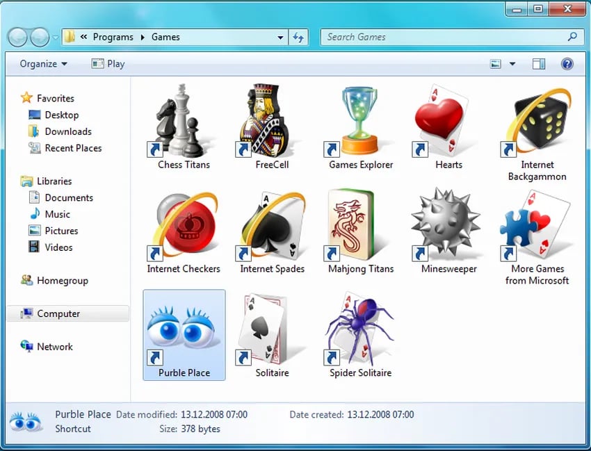 windows 7 old games