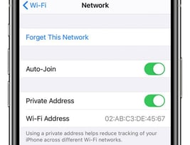 private wi fi address