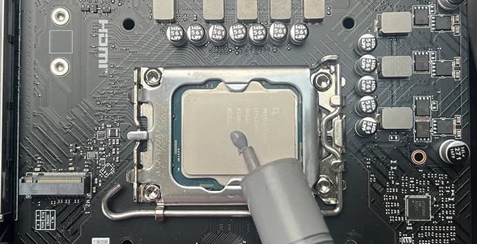 thermal paste put cpu