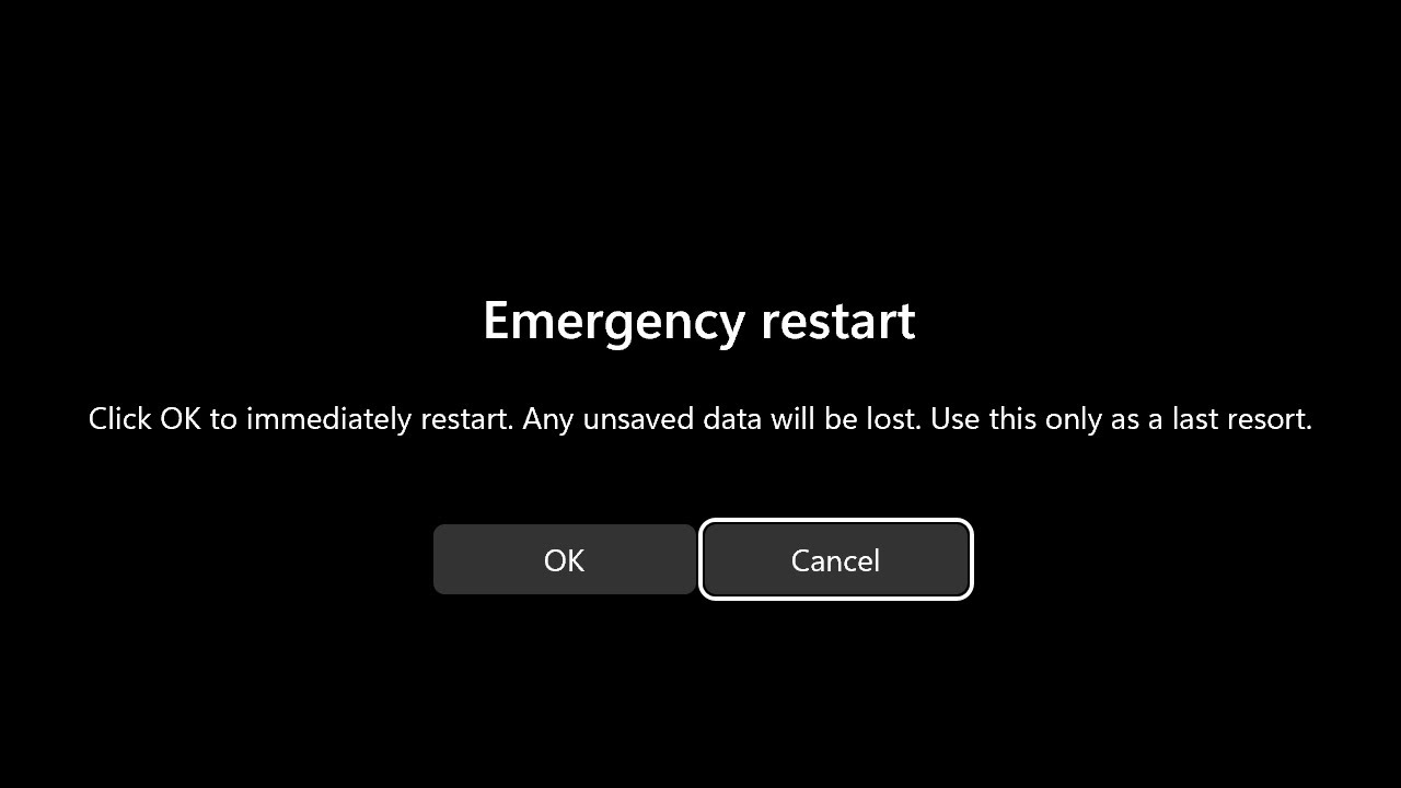 What Happens if You Emergency Restart in Different Versions of Windows?