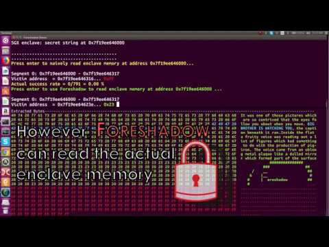Foreshadow Attack - Technical Demo