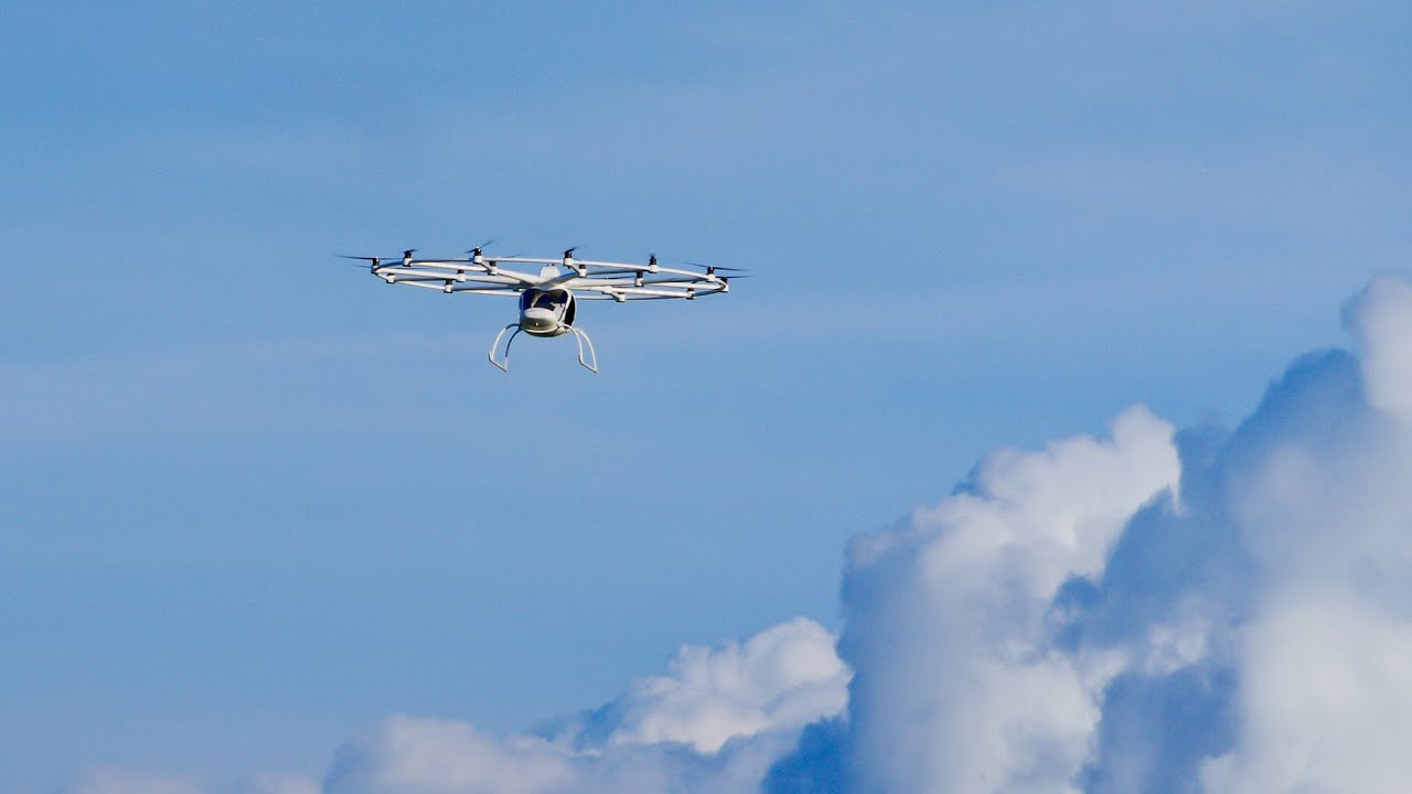 VC200 Air Taxi Performance Flight Test – Volocopter Leading Urban Air Mobility Technology