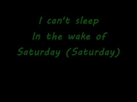 Fall Out Boy Saturday with lyrics