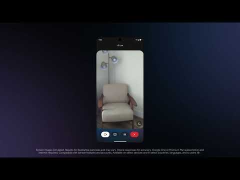 Share your camera with Gemini Live | Chair