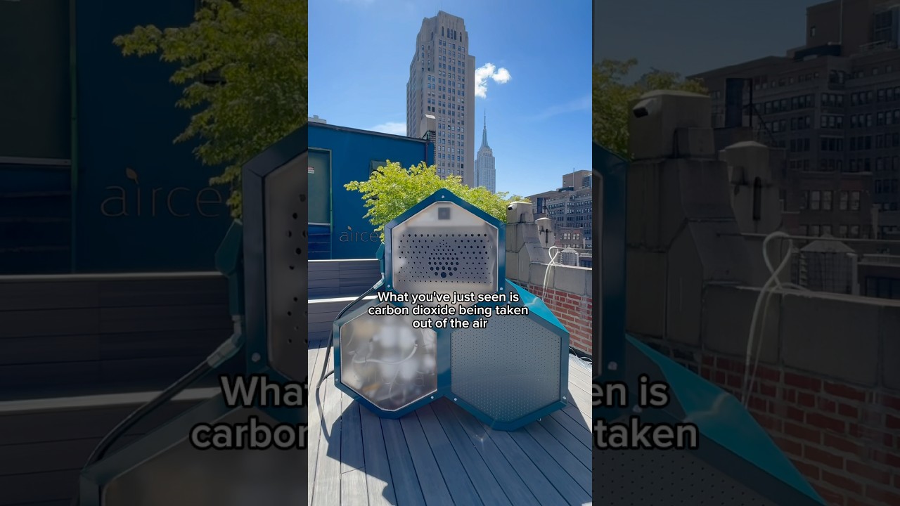 This machine makes gasoline from air