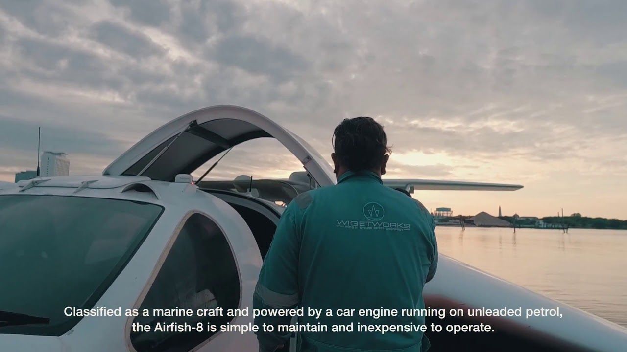 Airfish-8 wing-in-ground effect vehicle by Wigetworks