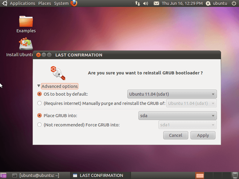 ubuntu boot