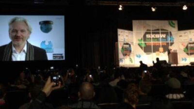 Assange sxsw