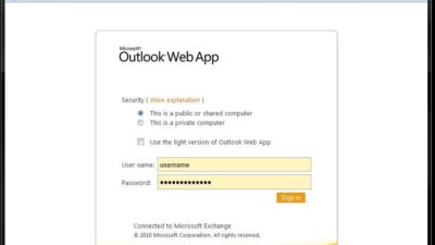 outlook web app