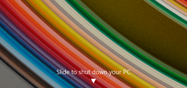 Slide-to-Shutdown