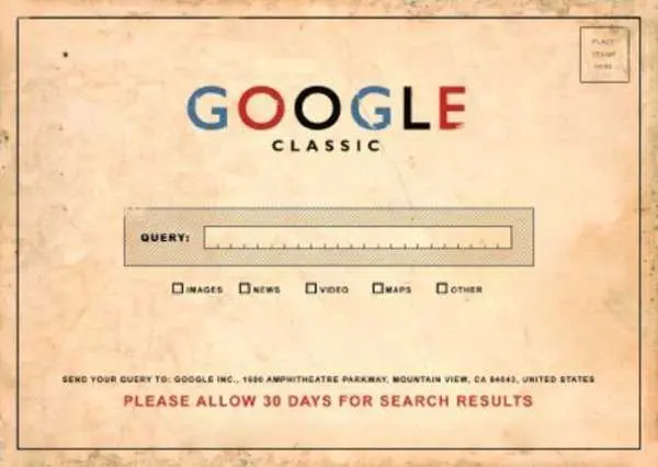 old google internet