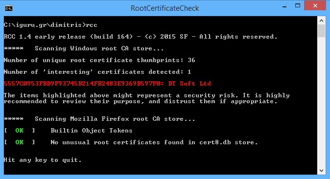 windows rcc