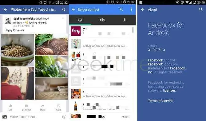 whatsapp facebook