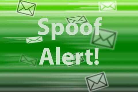 Gmail spoof alert