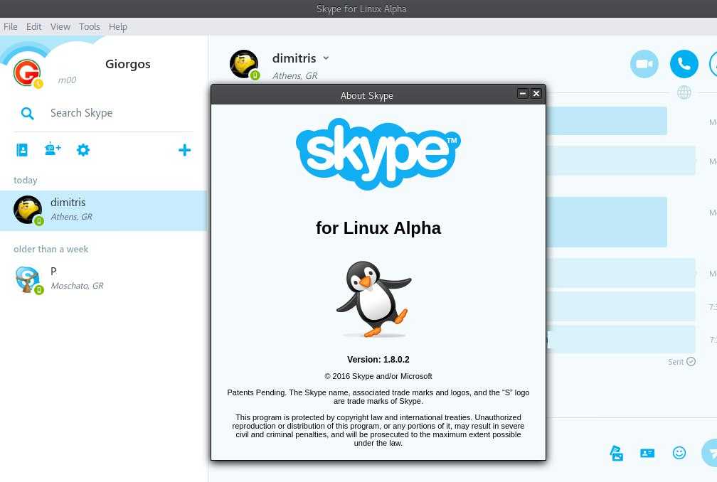 Skype for Linux Alpha