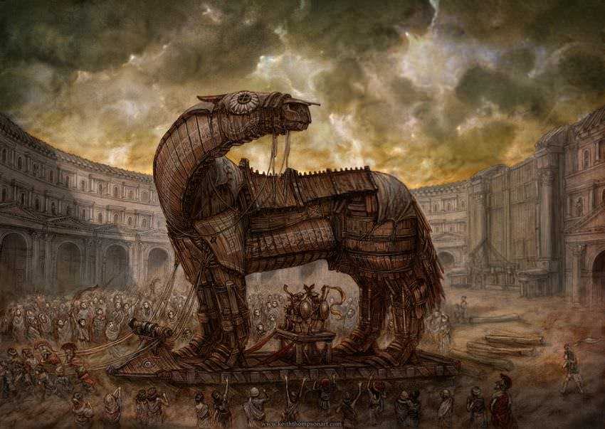 DualToy Trojan Horse by Keithwormwood