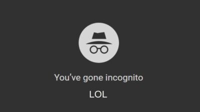 incognito mode chrome