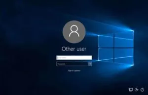 windows 10 login screen