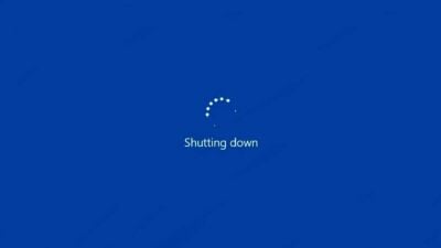 windows 10 shutdown