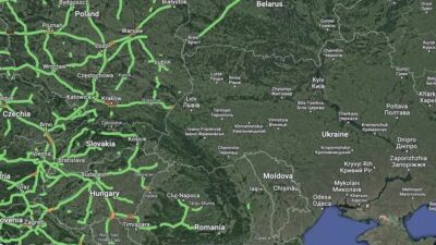 google maps traffic ukraine