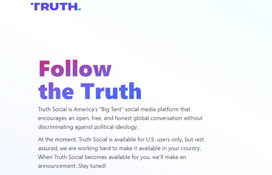 truth social 1