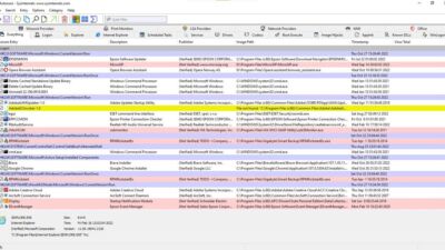 autoruns sysinternals windows
