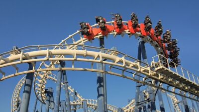 luna park roller train