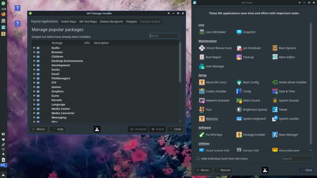 xfce mxtools