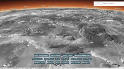 mars map