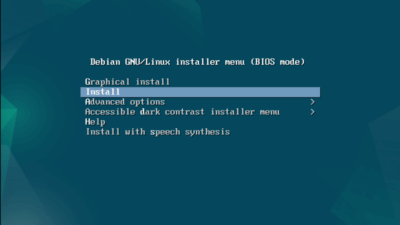 debian 12 install