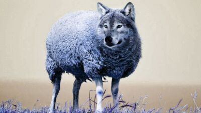 wolf sheep