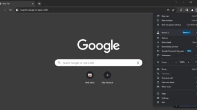google chrome side panel