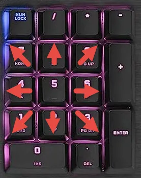 mouse keys 14