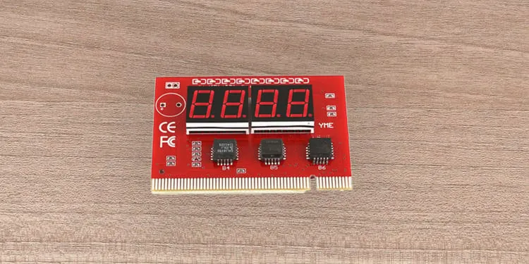 power on self test post hex card