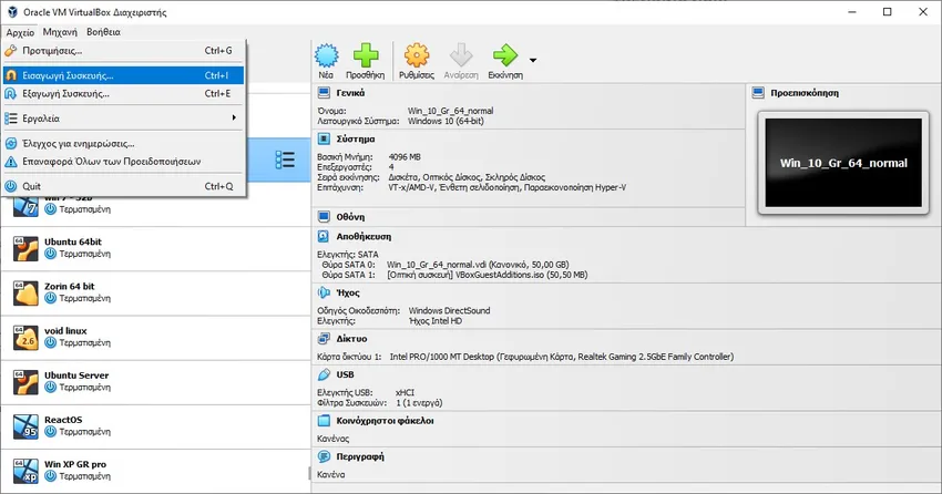 virtualbox inport whonix 1