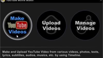 youtube movie maker v17 startup