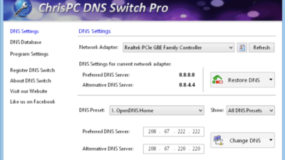 chrispc dns switch change fast new