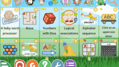 main menu