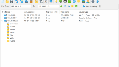 softperfect network scanner
