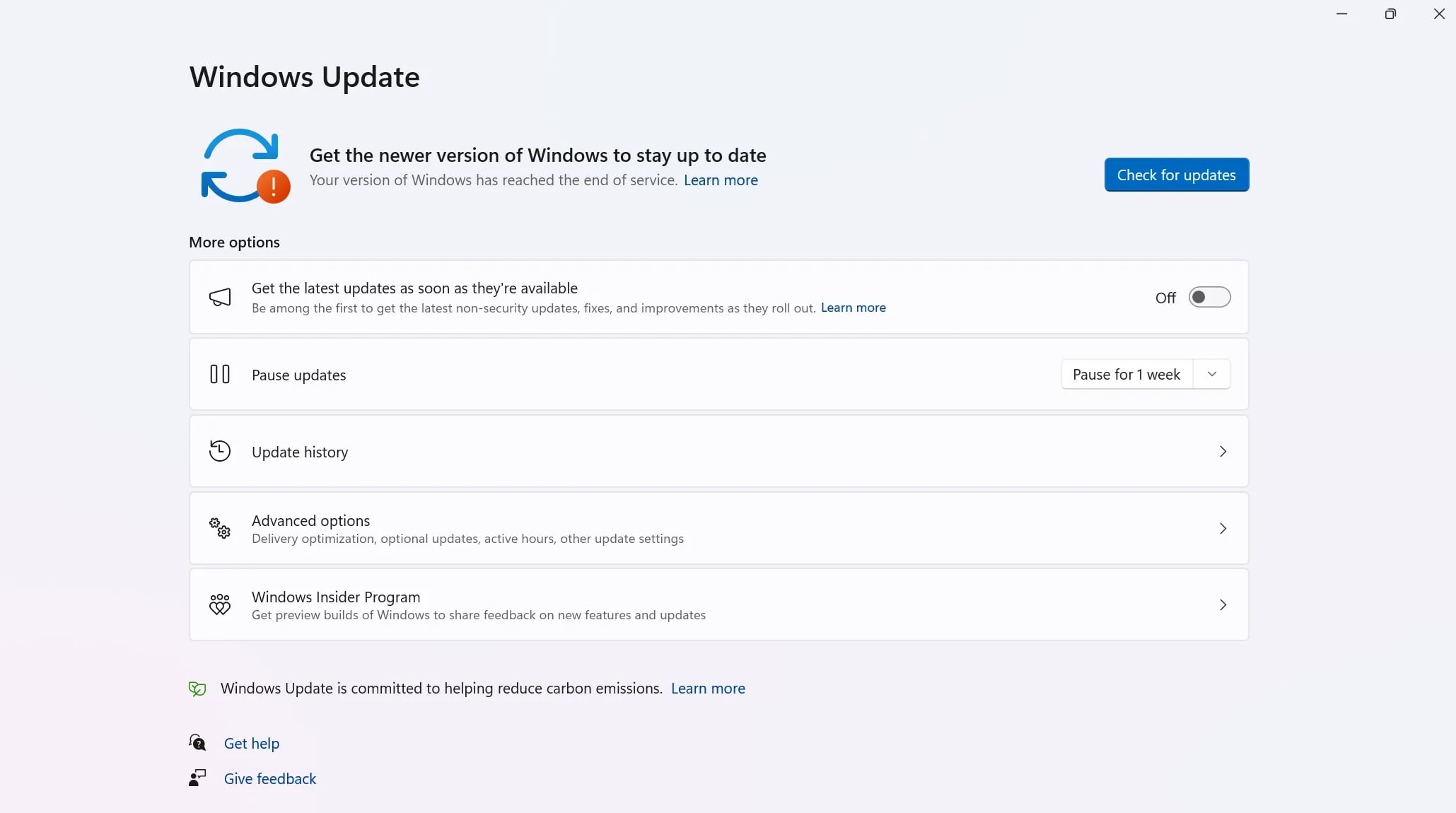 newer version error